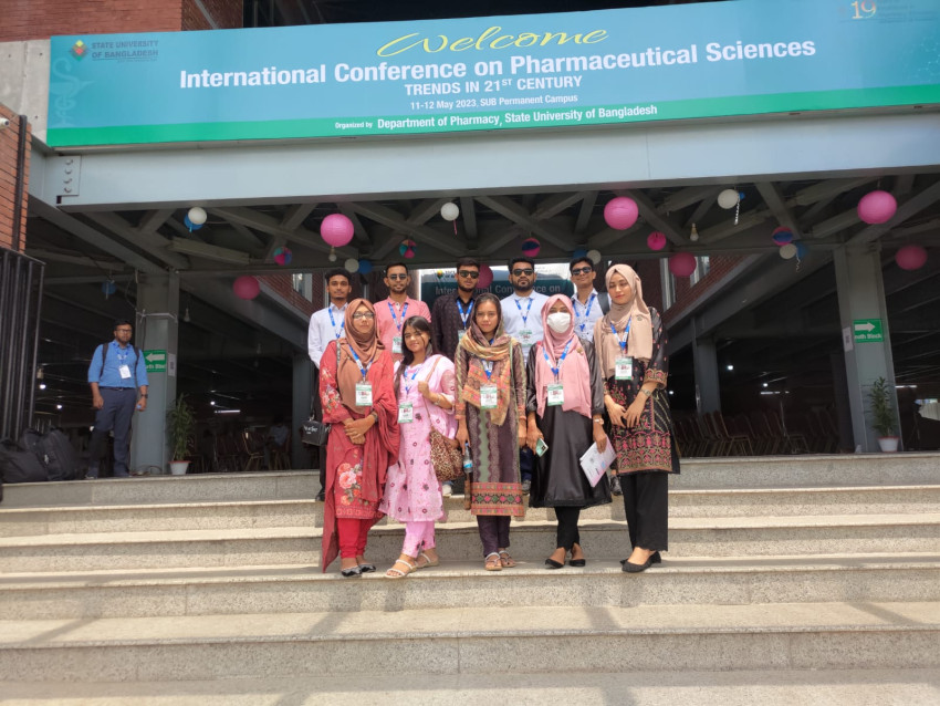 International Conference on Pharmaceutical Science" at the State University of Bangladesh, Dhaka.
