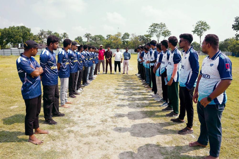 বরেন্দ্র বিশ্ববিদ্যালয়ে জেসিএমএস  বিভাগের ক্রিকেট টুর্নামেন্ট শুরু