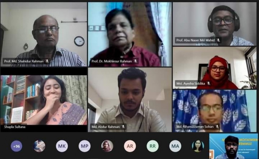 বরেন্দ্র বিশ্ববিদ্যালয়ের আইন ও মানবাধিকার বিভাগের সামার-২০২১ সেমিস্টারের ওরিয়েন্টেশন প্রোগ্রাম অনুষ্ঠিত
