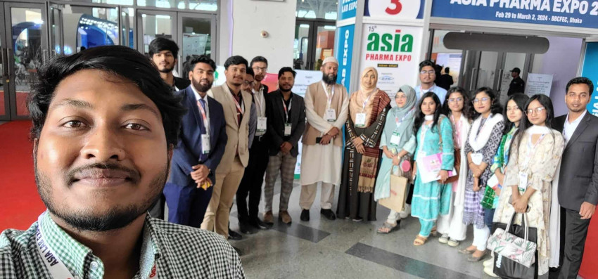 Students from Department of Pharmacy visit to the 15th Asia Pharma Expo in Dhaka