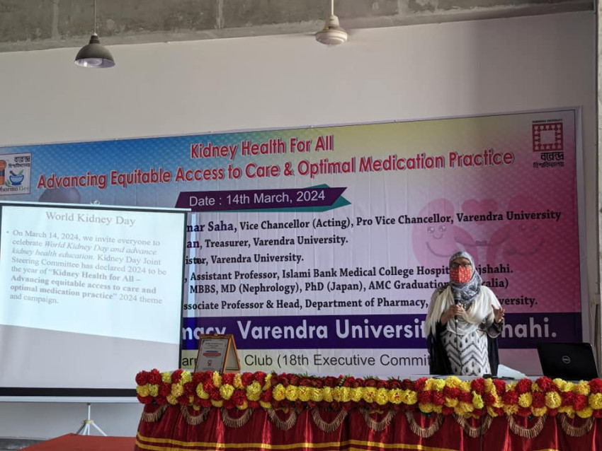 World Kidney Day: Celebrated by Department of Pharmacy