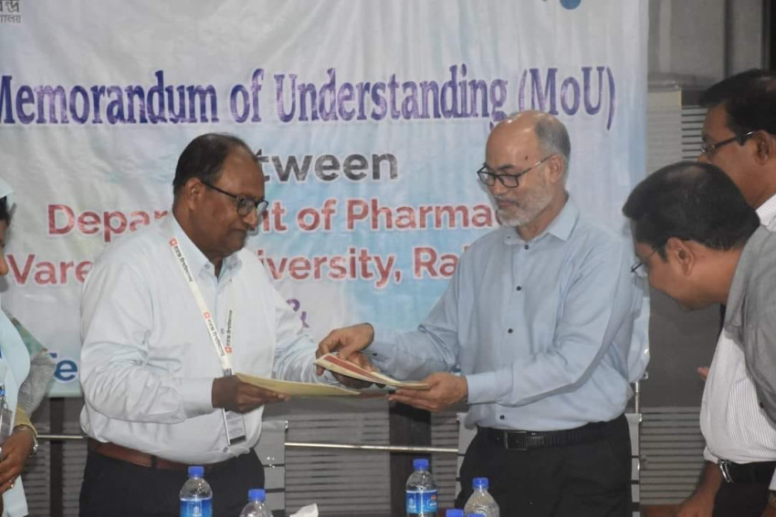বরেন্দ্র বিশ্ববিদ্যালয়ের ফার্মেসী বিভাগ এবং টিম ফার্মাসিউটিক্যালস্ লিমিটেড এর মধ্যে সমঝোতা স্মারক স্বাক্ষরিত