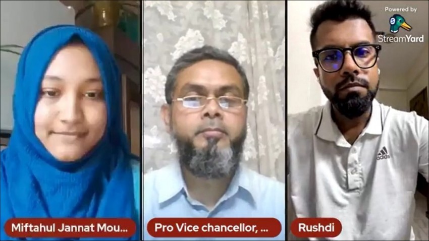 বরেন্দ্র বিশ্ববিদ্যালয়ের ইংরেজি বিভাগে ক্যারিয়ার বিষয়ক ওয়েবিনার-এর ষষ্ঠ পর্ব অনুষ্ঠিত