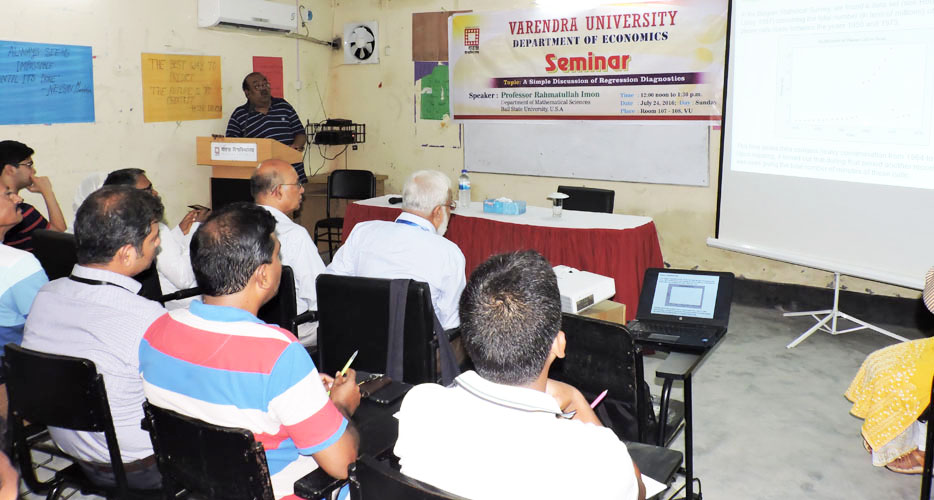 Seminar on A Simple Discussion of Regerssion Diagnostics