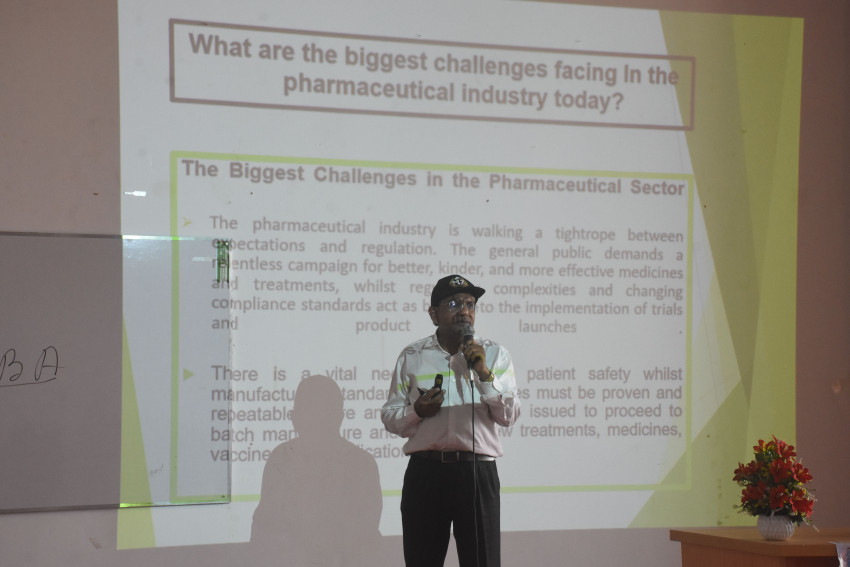  Department of Pharmacy, Varendra University successfully organized a seminar focusing on Career Opportunities & Challenges in the Pharmaceutical Industry