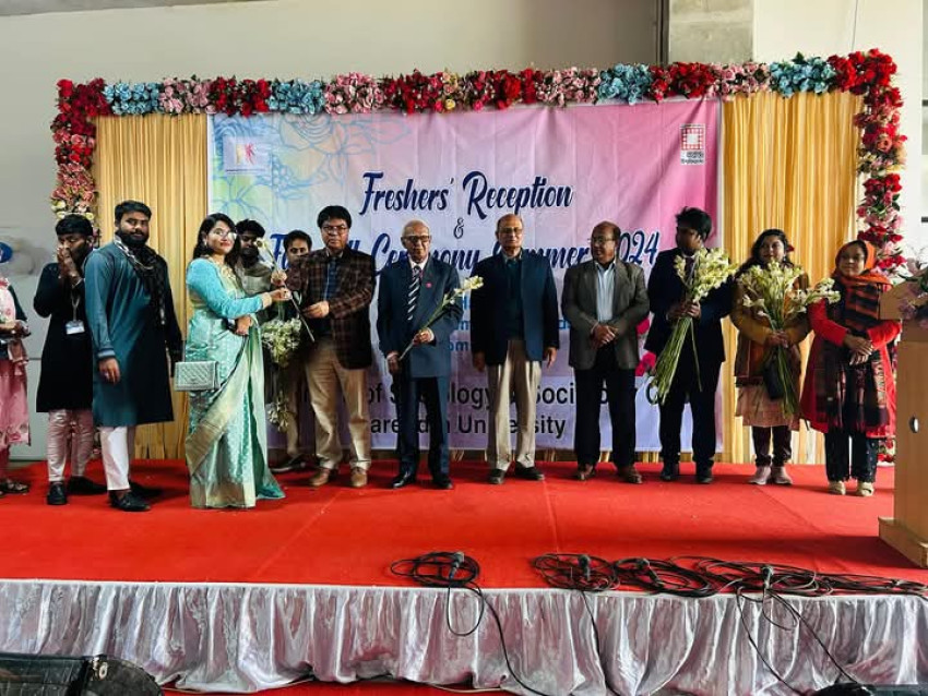 Department of Sociology and Sociology Club Jointly Host Freshers' Reception and Farewell Ceremony at Varendra University