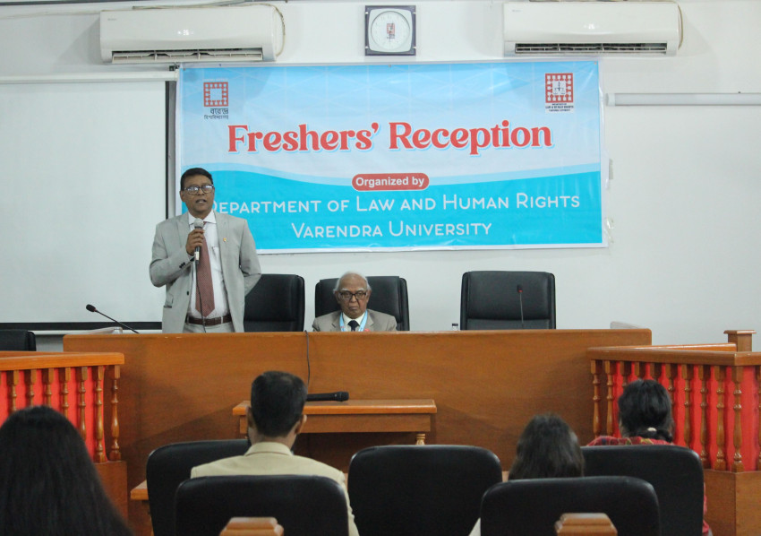 আইন ও মানবাধিকার বিভাগের স্প্রিং ২০২৫ সেমিস্টারের নবীন বরণ অনুষ্ঠিত