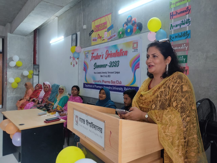 Orientation Program Organized by Department of Pharmacy, Varendra University