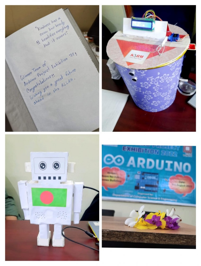 বরেন্দ্র বিশ্ববিদ্যালয়ের সিএসই বিভাগে অনুষ্ঠিত হয়ে গেল আরডুইনো প্রজেক্ট এক্সিবিশন ২০২২