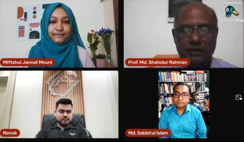 বরেন্দ্র বিশ্ববিদ্যালয়ের ইংরেজি বিভাগে ক্যারিয়ার বিষয়ক ওয়েবিনার-এর সপ্তম পর্ব অনুষ্ঠিত