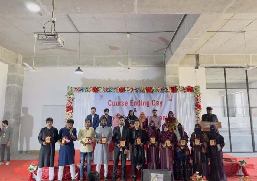 Course Ending Day and Prize Giving Ceremony organized by the Pharma Bee Club of the Department of Pharmacy, Varendra University