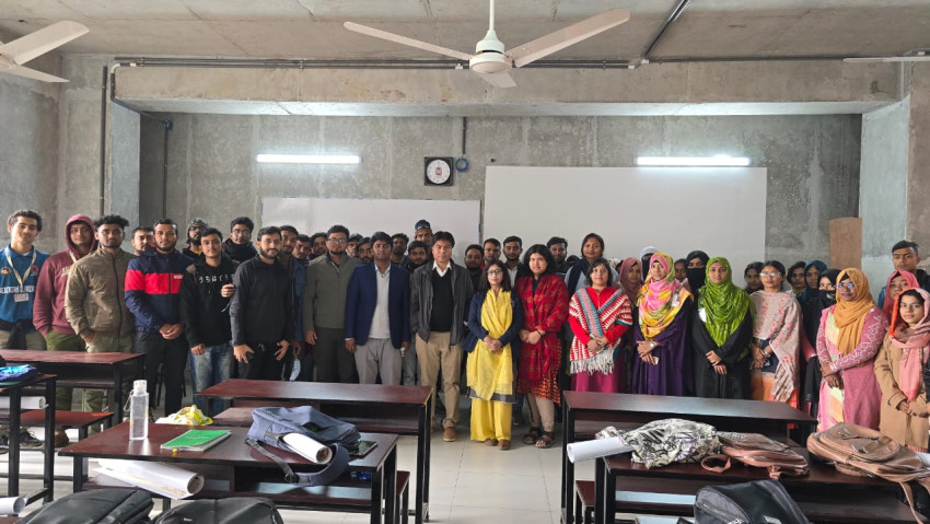 Sociology Department of Varendra University Hosts Special Lecture on Higher Education Abroad and Scholarship Management