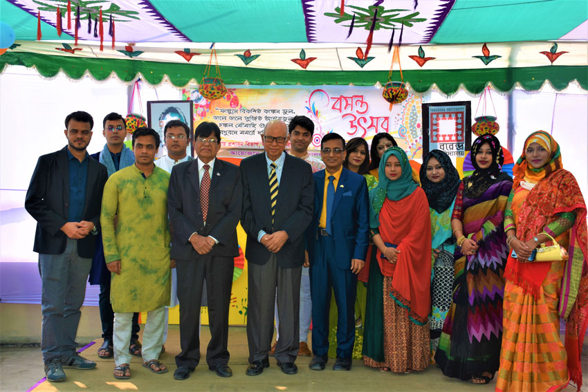 বরেন্দ্র বিশ্ববিদ্যালয় ব্যবসায় প্রশাসন বিভাগে বসন্তবরণ-১৪২৬ উৎযাপন