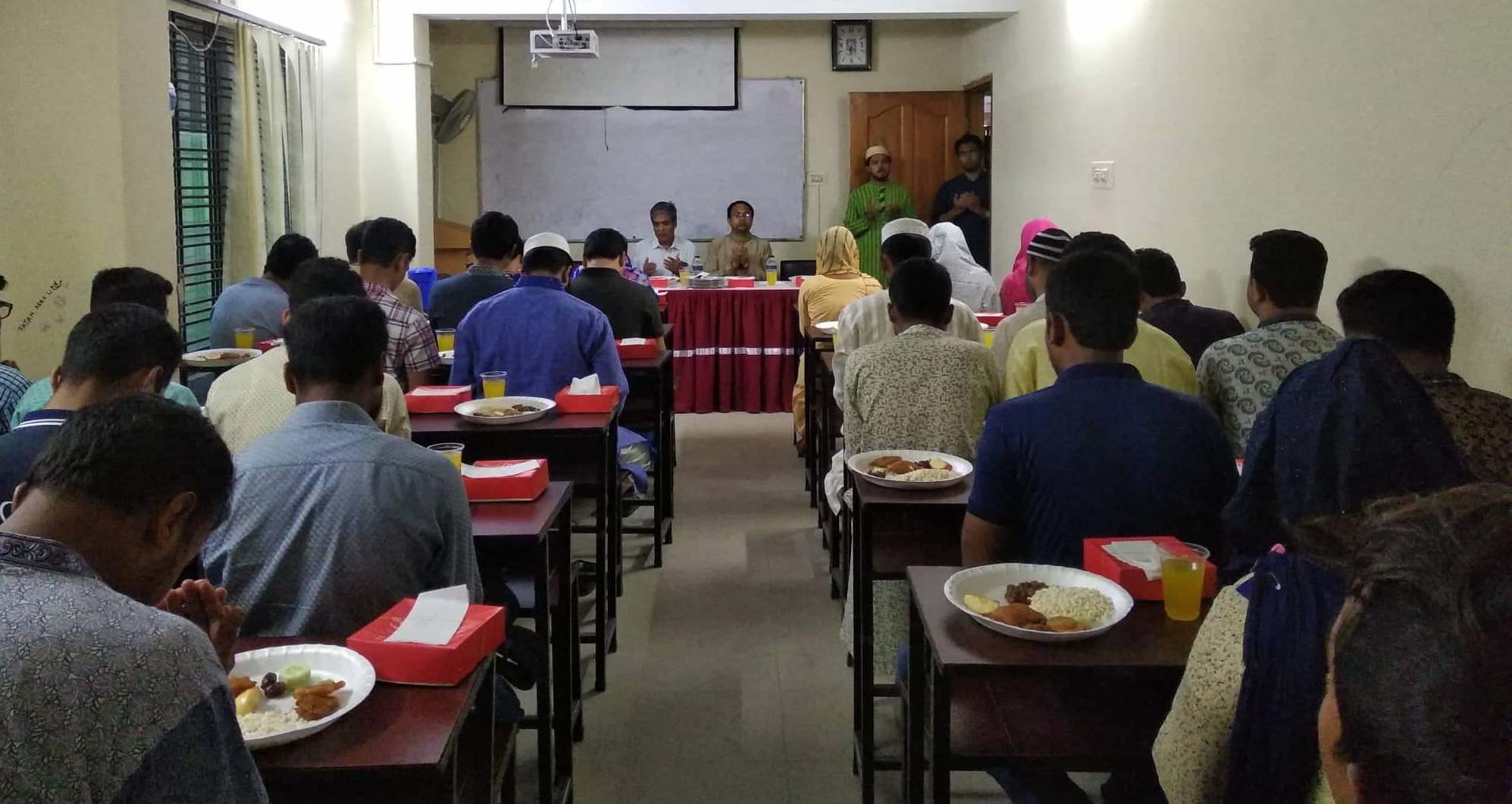 An Iftar Party was held at Varendra University, Dept. of EEE