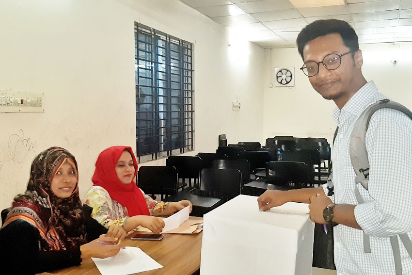 বরেন্দ্র বিশ্ববিদ্যালয়ে সমাজবিজ্ঞান ক্লাবের নির্বাচন অনুষ্ঠিত